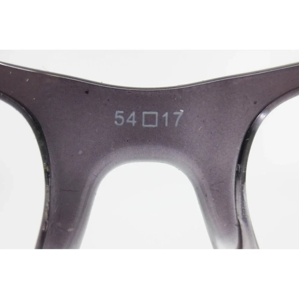 MP 8101 Black Fade Square Eyeglass Frames 54-17-145 Gradient Clear Bottom